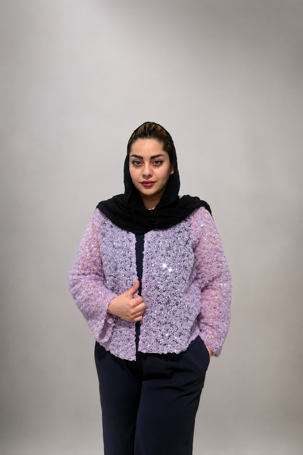 کت تور مجلسی بنفش