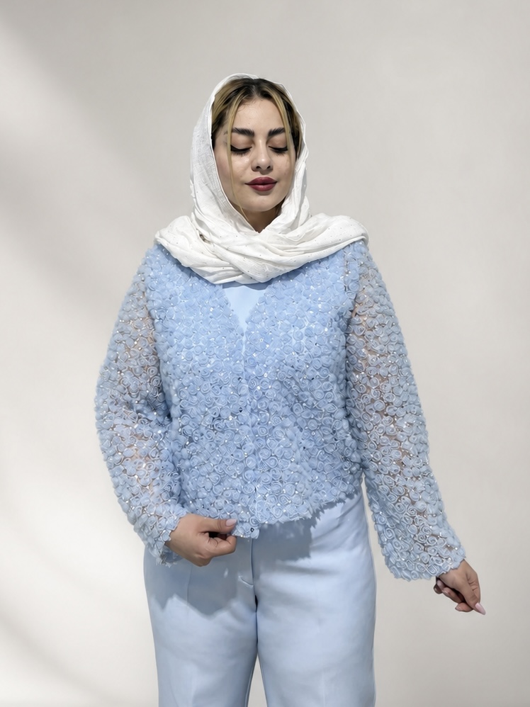 کت تور مجلسی آبی
