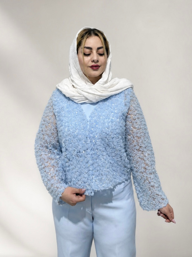 کت تور مجلسی آبی
