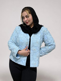 کت کرپ تور مجلسی آبی